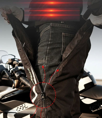 Motorcycle Quick Take Off Waterproof Thermal Pants