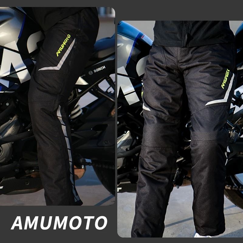 Motorcycle Quick Take Off Waterproof Thermal Pants