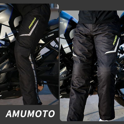 Motorcycle Quick Take Off Waterproof Thermal Pants