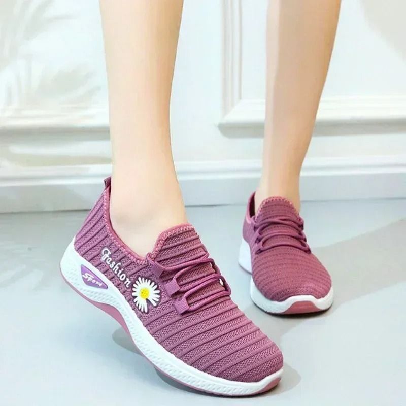 Womens Lightweight Breathable Running Sneakers