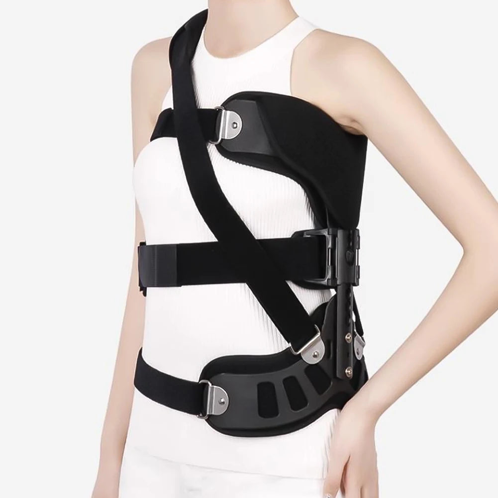 Adjustable Scoliosis Posture Corrector, Spinal Auxiliary Orthosis Brace, Back Recovery Support for Left and Right Use