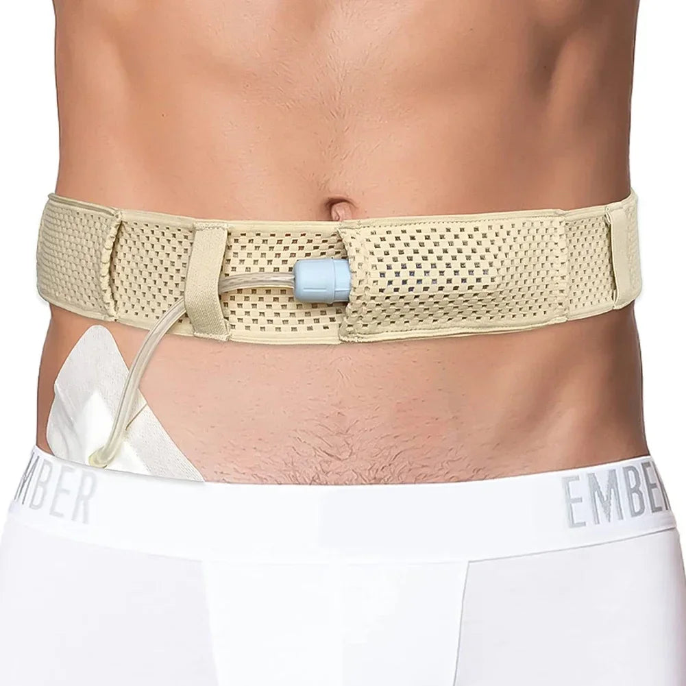 Catheter Protector Adjustable Abdominal Belt, Peritoneal Dialysis Waist Belt, Catheter Fixation Device Back Support