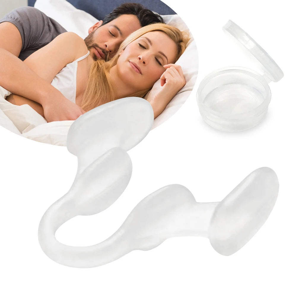Nasal Dilator, Silicone Nose Clip Stop Snore Aid, Easy Breathe Sleep Support, Improve Rhinitis Relief