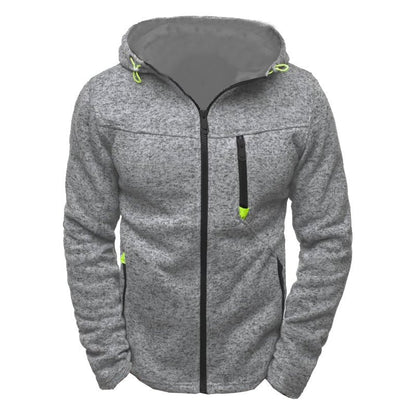 Men's Jacquard Hoodie, Premium Fleece Pullover, Brand Hooded Sweatshirt for Men, Comfort Fit Streetwear