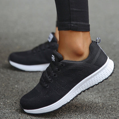 Womens Sneakers Casual, New Fashion Plus Size Shoes, Lace Up Trainers, Female Sneakers Tenis Feminino