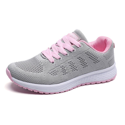 Womens Sneakers Casual, New Fashion Plus Size Shoes, Lace Up Trainers, Female Sneakers Tenis Feminino
