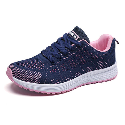 Womens Sneakers Casual, New Fashion Plus Size Shoes, Lace Up Trainers, Female Sneakers Tenis Feminino