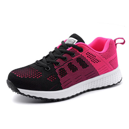 Womens Sneakers Casual, New Fashion Plus Size Shoes, Lace Up Trainers, Female Sneakers Tenis Feminino