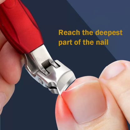Large Thick Anti Splash Nail Clippers, Hard Ingrown Toenail Clipper, Special Nail Cutter, Manicure and Foot Care Tools