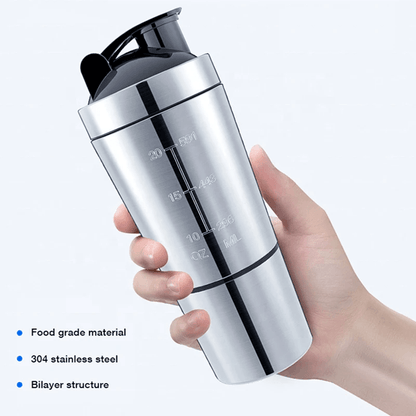 SteelFuel Pro Stainless Steel Protein Shaker Cup