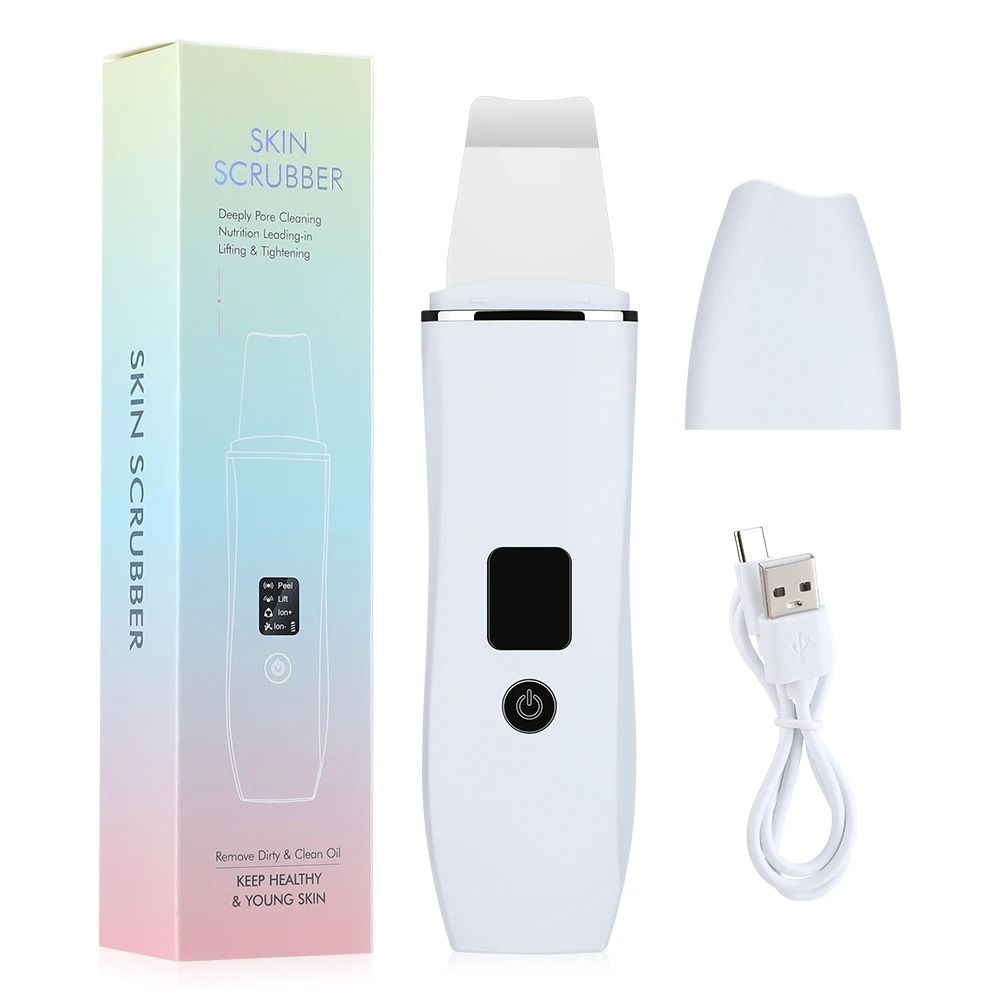 Ultrasonic Skin Scrubber Blackhead Remover And Deep Face Cleaning Tool