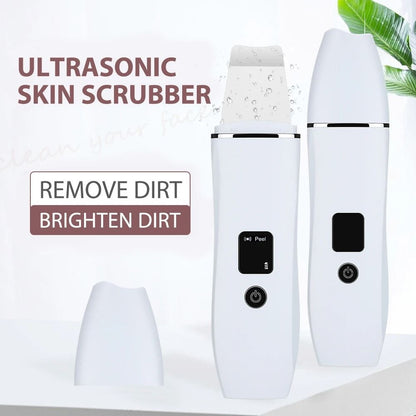 Ultrasonic Skin Scrubber Blackhead Remover And Deep Face Cleaning Tool