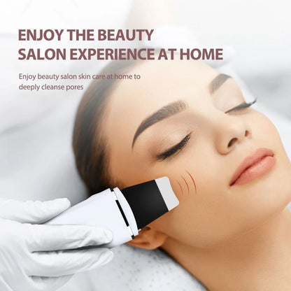 Ultrasonic Skin Scrubber Blackhead Remover And Deep Face Cleaning Tool