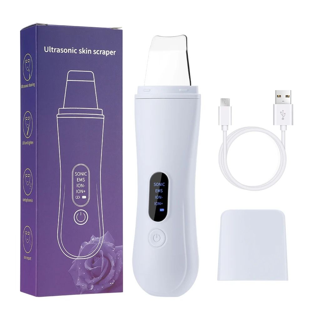 Ultrasonic Skin Scrubber Blackhead Remover And Deep Face Cleaning Tool