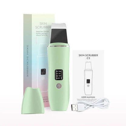 Ultrasonic Skin Scrubber Blackhead Remover And Deep Face Cleaning Tool