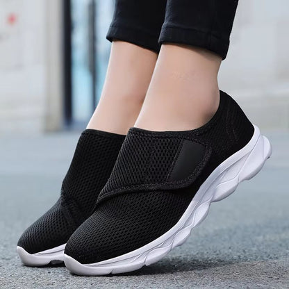 Orthopedic Comfort Walking Shoes – Wide Fit, Adjustable Diabetic Footwear for Swollen Feet, Bunions & Thumb Eversion Rel