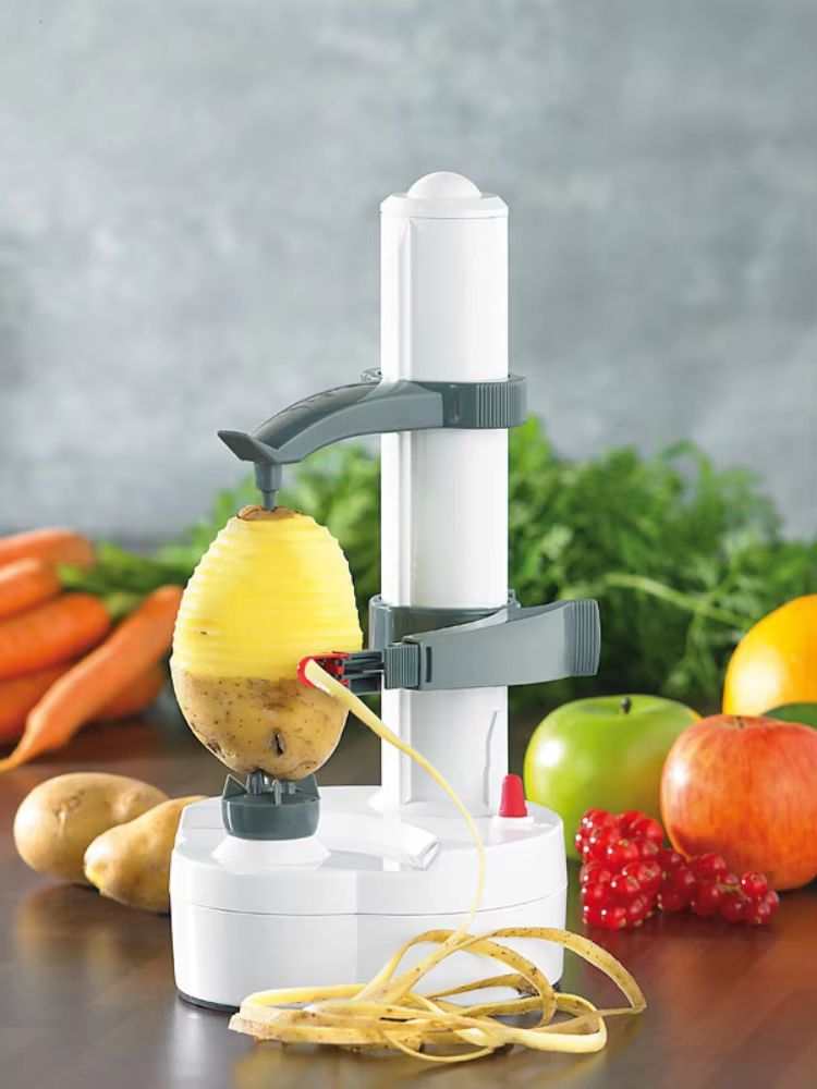Electric Apple Peeler Machine for Fast One-Touch Fruit and Potato Prep