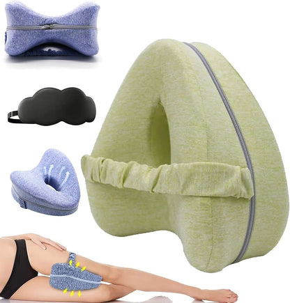 Revoget Orthopedic Leg Alignment Pillow – Relieve Hip Pain, Sciatica, and Back Discomfort for Side Sleepers