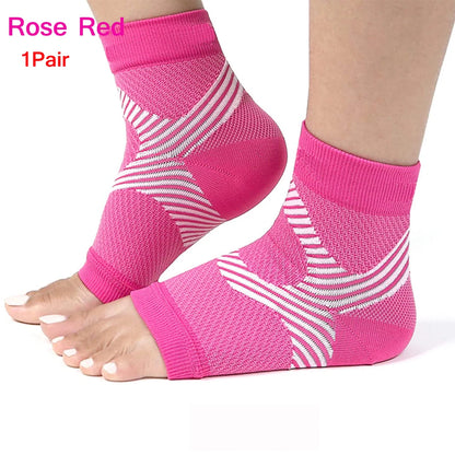Plantar Fasciitis Socks Sleeves, Sports Ankle Brace Compression, Foot Arch Support, Achilles Tendonitis Relief