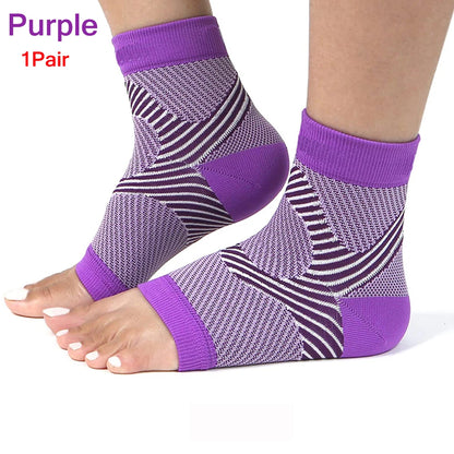 Plantar Fasciitis Socks Sleeves, Sports Ankle Brace Compression, Foot Arch Support, Achilles Tendonitis Relief