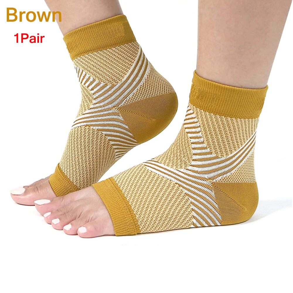 Plantar Fasciitis Socks Sleeves, Sports Ankle Brace Compression, Foot Arch Support, Achilles Tendonitis Relief