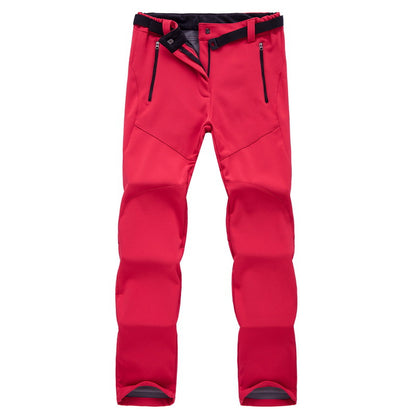 Women's Thermal Softshell Pants, Waterproof Fleece Lined for Hiking, Skiing, Snowboard, and Outdoor Trekking