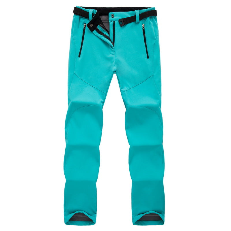 Women's Thermal Softshell Pants, Waterproof Fleece Lined for Hiking, Skiing, Snowboard, and Outdoor Trekking