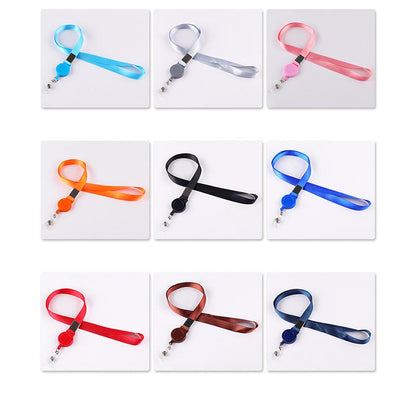 Retractable Badge Reel, Professional Neck Lanyard with ID Card Holder