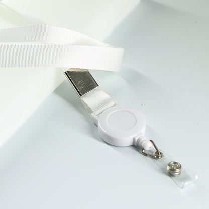 Retractable Badge Reel, Professional Neck Lanyard with ID Card Holder