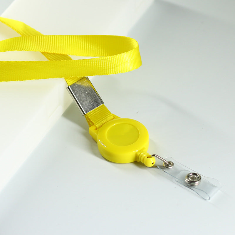 Retractable Badge Reel, Professional Neck Lanyard with ID Card Holder