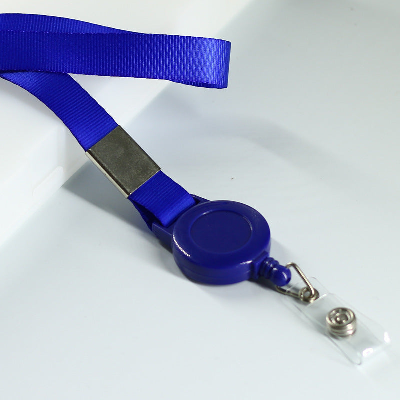 Retractable Badge Reel, Professional Neck Lanyard with ID Card Holder