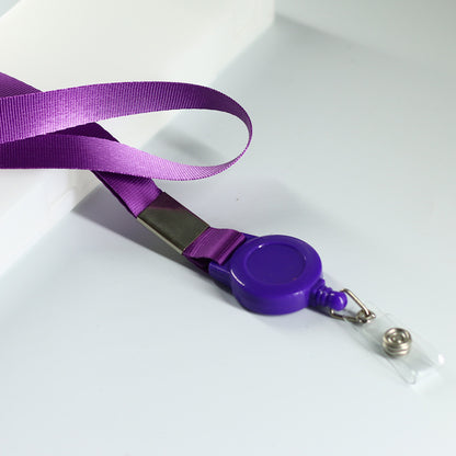Retractable Badge Reel, Professional Neck Lanyard with ID Card Holder