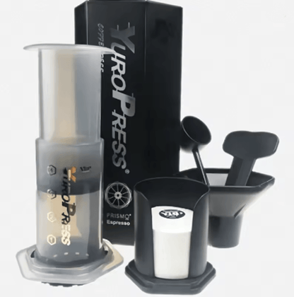 AeroPress Style Portable Espresso Coffee Maker and French Press for Barista Quality Brews Anywhere