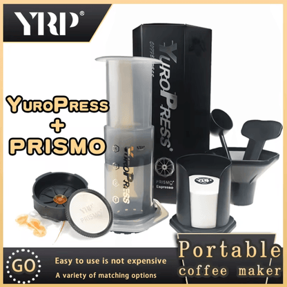 AeroPress Style Portable Espresso Coffee Maker and French Press for Barista Quality Brews Anywhere
