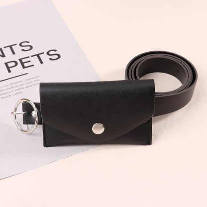 Ladies Decorative Belt, Waist Pack Adjustable, Metal Buckle Wallet Pouch, Stylish Waist Belt for Salesperson,Daily Use