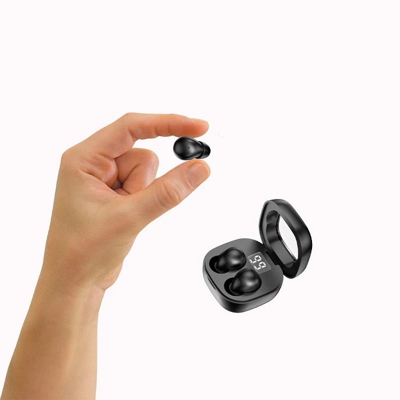 Invisible Wireless Bluetooth Earbuds with Noise Cancelling and Microphone