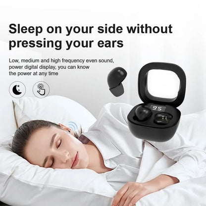 Invisible Wireless Bluetooth Earbuds with Noise Cancelling and Microphone