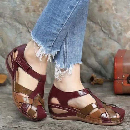 Soft Women Sandals, Summer Casual Shoes, Ladies Party Wedge Sandals Footwear