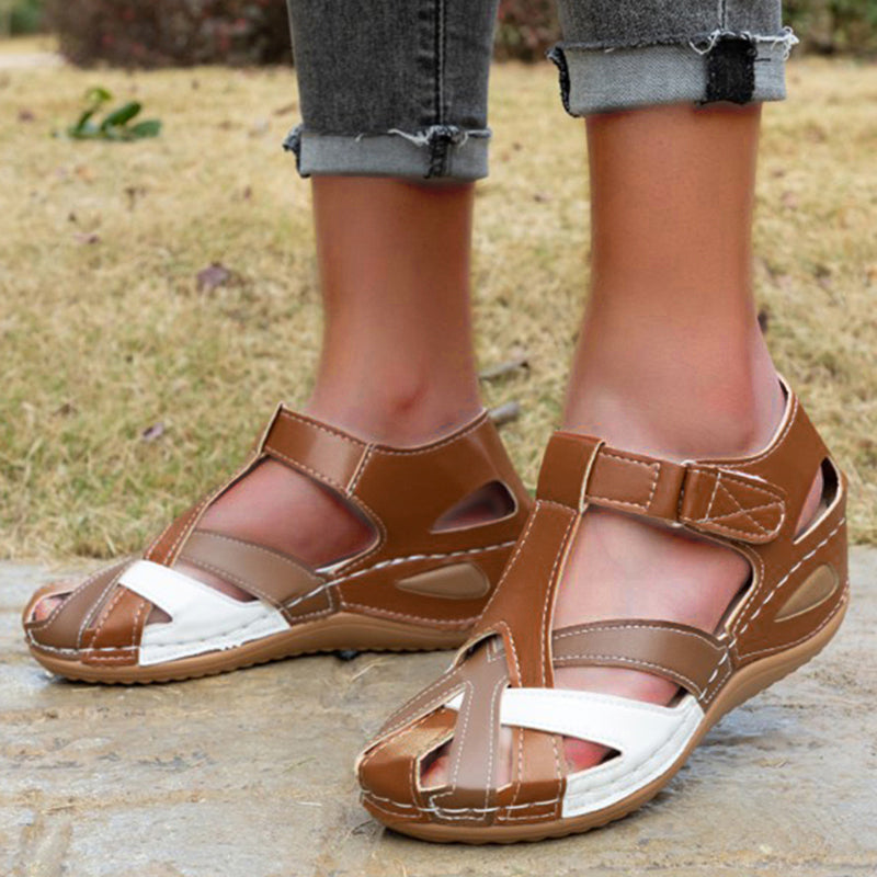 Soft Women Sandals, Summer Casual Shoes, Ladies Party Wedge Sandals Footwear