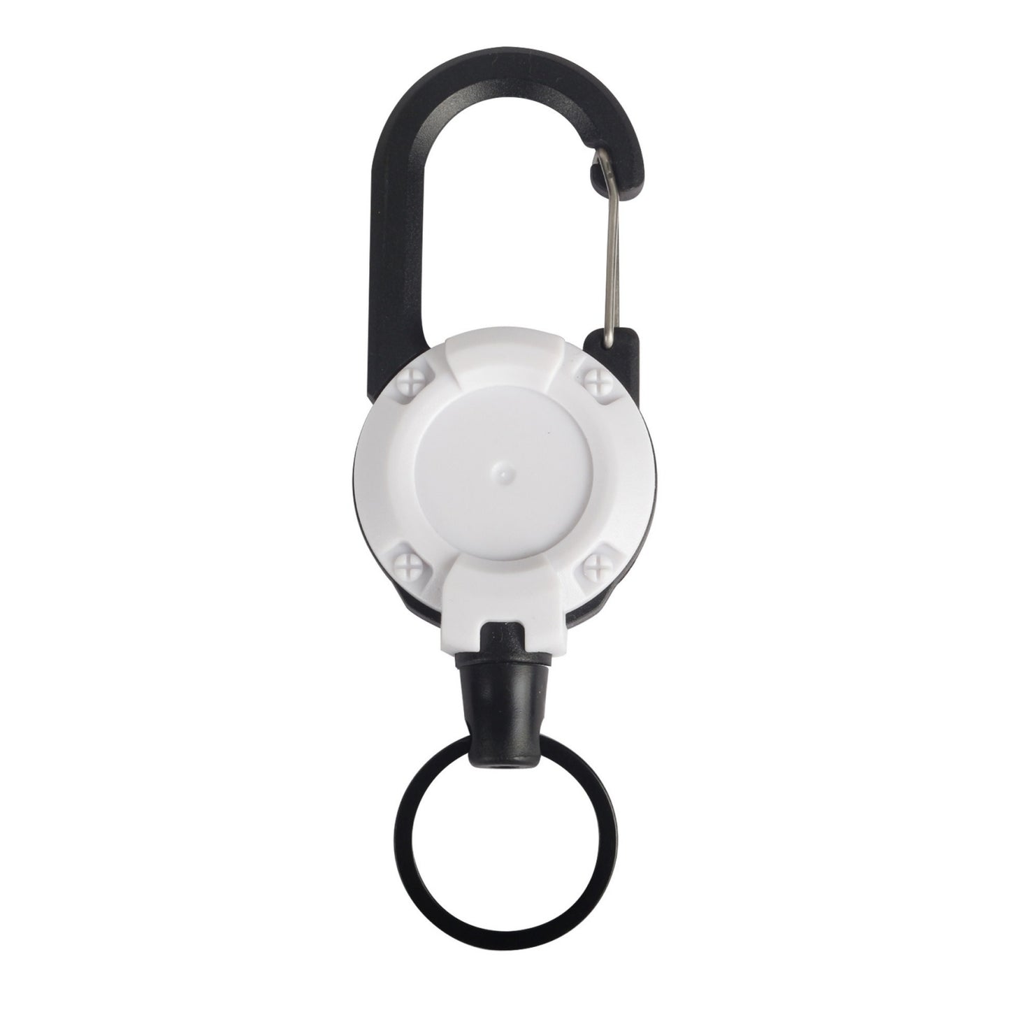 Heavy Duty Retractable Key Chain, with Steel Wire Rope, Carabiner Buckle, and Key Holder, for Outdoor and Multiple Tool
