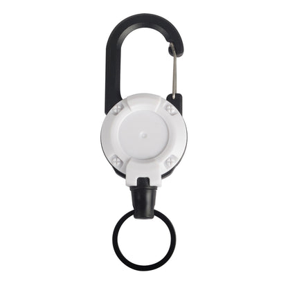 Heavy Duty Retractable Key Chain, with Steel Wire Rope, Carabiner Buckle, and Key Holder, for Outdoor and Multiple Tool