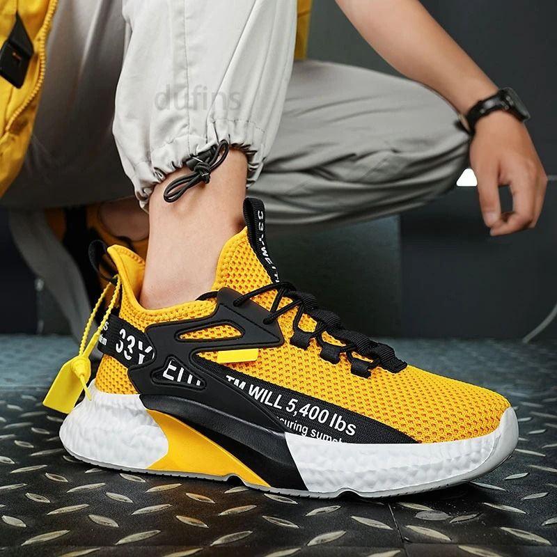 Mens Lightweight Mesh Running Sneakers Summer Casual Sport Shoes