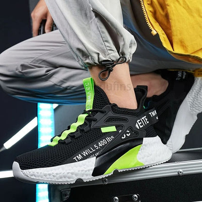 Mens Lightweight Mesh Running Sneakers Summer Casual Sport Shoes