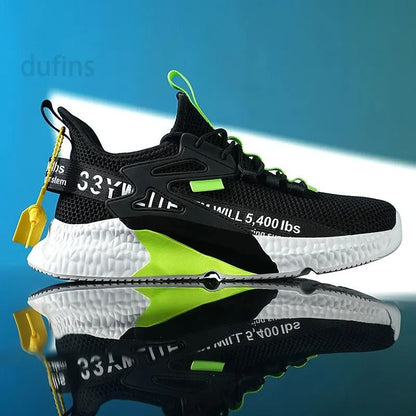 Mens Lightweight Mesh Running Sneakers Summer Casual Sport Shoes