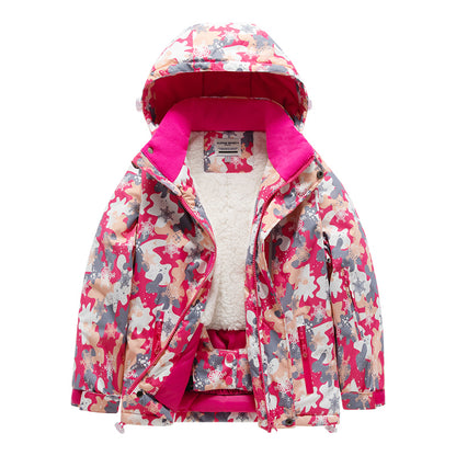 Professional Childrens Ski Suit Set, For Boys And Girls, Warm Parent Child Style For Small Children