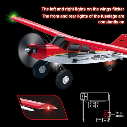 Off-Road RC Airplane Fixed Wing Brushless 4CH Remote Control Aircraft Model for Kids and Hobbyists