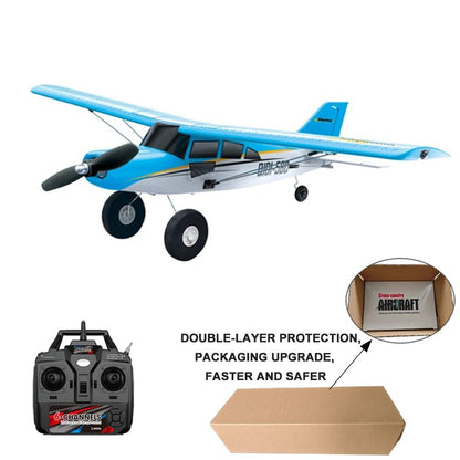 Off-Road RC Airplane Fixed Wing Brushless 4CH Remote Control Aircraft Model for Kids and Hobbyists
