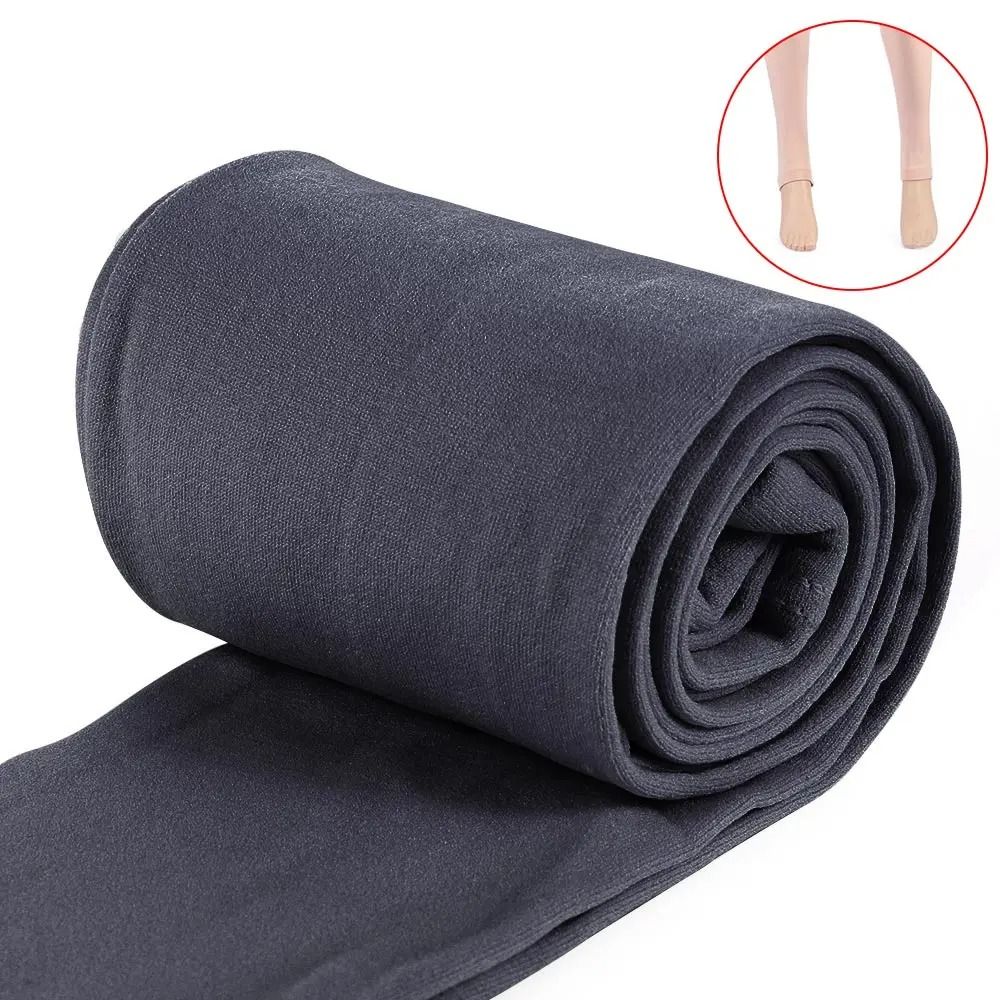 Women Thermal Velvet Pantyhose Thick Warm Fleece Lined Slim Leggings