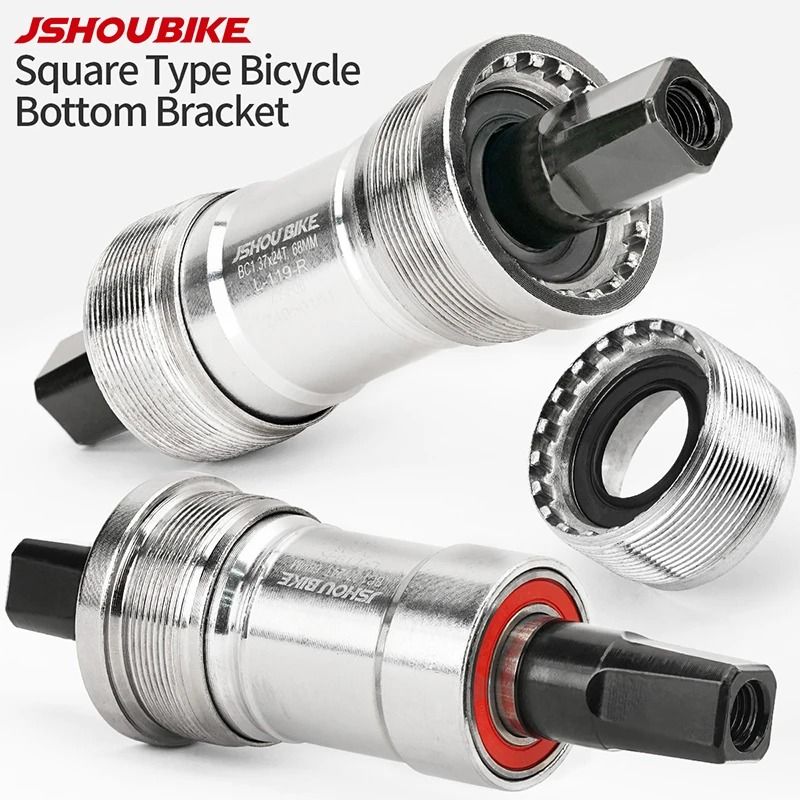Square Taper Bottom Bracket BSA 68mm Sealed Bearing for MTB and Road Bikes