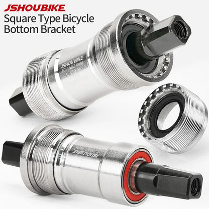 Square Taper Bottom Bracket BSA 68mm Sealed Bearing for MTB and Road Bikes